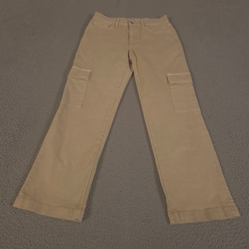 Joe's Jeans Pants Womens 26 Taupe The Slim Fit Cargo Stretch Twill Straight Leg